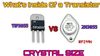 TIP3055 VS 2N3055 | Crystal Size | IRFZ44N | TIP41 | D13005