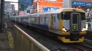 E257系500番台NB-16編成臨時特急あやめ祭り号返却回送秋葉原駅通過