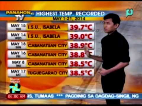 [Balitaan] Panahon TV: Weather News [05|27|14] - YouTube