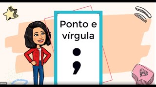 #Pontoevírgula #sinaisdepontuação Uso do Ponto e vírgula