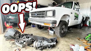 Completely Destroyed The Transmission In Burnie The Burnout Truck!