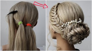 😱 Easy Braid Hairstyle Tutorial 😍 Fishtail Braids | Hairstyle Transformations