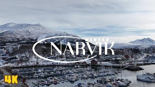 Video 4k Northern Norway in Winter Narvik Scandinavia