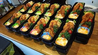 【ミックスフライ弁当】弁当をたくさん作るぞ！その２５４【ＢＥＮＴＯ】