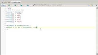 PHP Tutorial 012, From foreach to for
