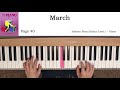 march p.40 bastien piano basics level 1 piano