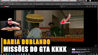 LIIPINHO REAGINDO AO BAHIA DUBLANDO MISSÕES DO GTA #2 kkkkkkkkkkk - React!!