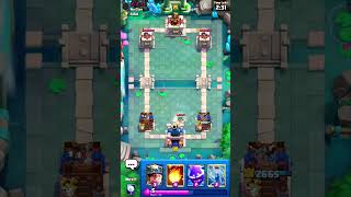 【クラロワ】ユーノをトルネでキング起動するタイミング【小技】When to  activate King against Bandit with Tornado#shorts