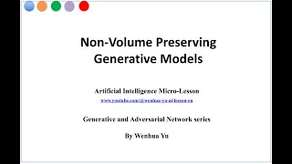 Non-volume Preserving Generative Models