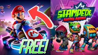 MARIO KART BATTLE ROYALE!!?? Stampede Racing Royale (FREE STEAM GAME)