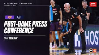 Kings vs 36ers: Brian Goorjian post-game press conference