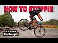 How to Do STOPPIE On a BICYCLE That Has Mechanical Disc Brakes