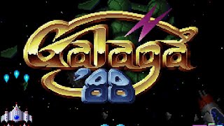 Galaga '88 (Arcade) Playthrough longplay video game