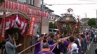 平成24年　大磯・中丸八坂神社例大祭　宮神輿渡御＝旧東海道