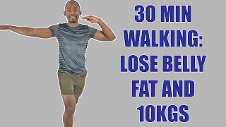 30 Minute Walking At Home Workout to Flatten Your Tummy and Lose 10KGS