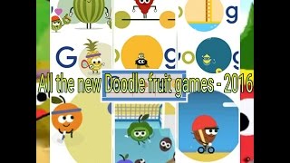 Play All 2016 Google doodle fruit game and celebrate Rio Olympic
