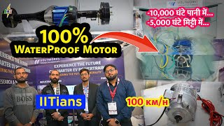 100% Water Proof Motor | 100 km/h | 10,000 घंटे पानी में |  EV Expo 2024 | VOLTWORKS MOTORS