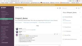 Demo of slack bot