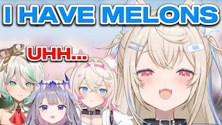 Fuwawa emotionally damaged Mococo, Biboo and Cecilia!!! [Hololive/FuwaMoco] [EngSub]