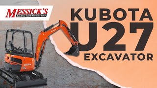 Kubota U27 Excavator Review and U25 Comparison