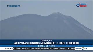 NTT Waspada : Gempa Vulkanik Beruntun Tanda Gunung Ile Lewotolok \