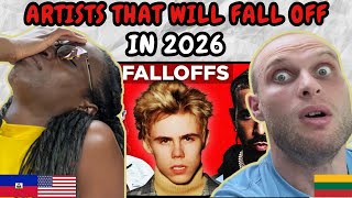 REACTION TO Artists That Will Falloff in 2026