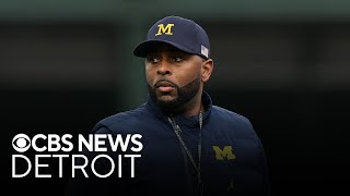 Ex-Michigan football coach Sherrone Moore remains jailed