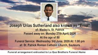 MTV OBITUARIES FOR MONDAY 1st June 2026