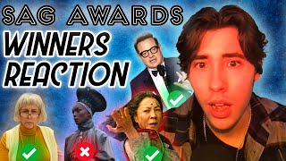 2023 SAG Awards Winners REACTION!!! (THIS WAS INSANE)