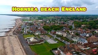 Enjoying the beautiful HORNSEA BEACH Yorkshire England