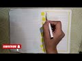 Diary Fill Idea | by @artdream2912 | Easy and Simple idea | Border/Frame | with full details