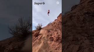 Superb Bike Jump, Amazing, Cool, Splendid, Extraordinary.