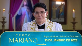 Segunda-Feira: Mistérios Gozosos | Terço Mariano com @PadreManzottiOficial | 13/01/25