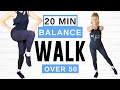 20 Minute BALANCE Indoor Walking Workout For Women Over 50 | Low Impact!