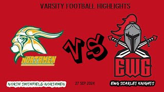 North Smithfield High School vs EWG/Prout High School #football #highlights #sports #highschool