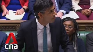 Rishi Sunak takes questions in Parliament for first time as UK prime minister