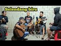 selendang biru cover pengamen jalur bebas dangdut koplo akustik