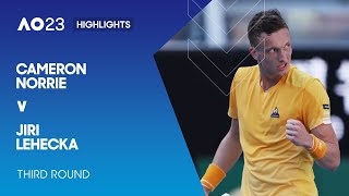 Cameron Norrie v Jiri Lehecka Highlights | Australian Open 2023 Third Round