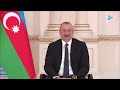 prezident İlham Əliyev yerli televiziya kanallarına müsahibə verib