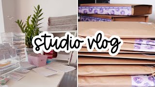 STUDIO VLOG #16 | Shipping 200 Orders, Time Management \u0026 IKEA Plans!