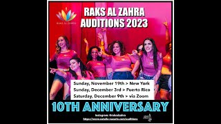 Raks Al Zahra Auditions (NYC) 2023