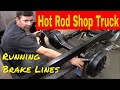 Model A Hot Rod Shop Truck:  Running Brake Lines