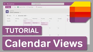 Microsoft Lists | Create a List with a Calendar View