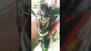 modifikasi Yamaha Gear 125  panel Lexy dan breket serpo Nmax