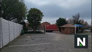 1 000/sqm industrial paved yard with 200sqm offices in Spartan