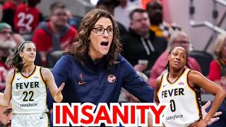 Fans FURIOUS As Stephanie White TRIES To Credit Kelsey Mitchell After Caitlin Clark SAVES Fever!