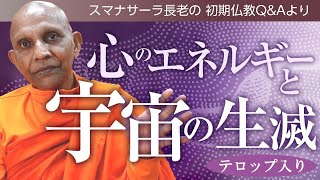 心のエネルギーと宇宙の生滅――壮大な雑談｜スマナサーラ長老の切り抜き法話（初期仏教Q\u0026A）#仏教哲学 #宇宙論 #jtba ※テロップ入り