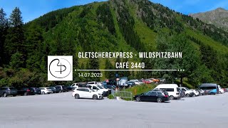 Gletscherexpress \u0026 Wildspitzbahn \u0026 Café 3.440 (3440m)