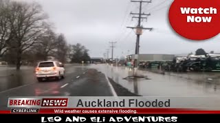 West Auckland flood 2021