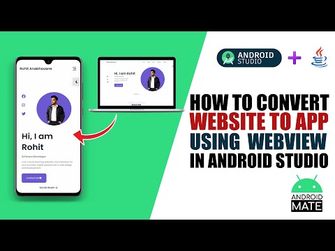 How to convert a website to Android application using WebView in Android Studio
